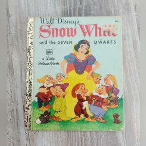 Little Golden Books vintage 1975 Disney's Snow White and the seven dwarfs
